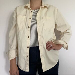 Old Navy Pale Yellow Casual Button Down Shirt